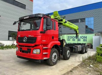 陜汽德龍M3000前四后八隨車吊配中聯重科16噸吊機帶3噸小鉤，價格多少錢